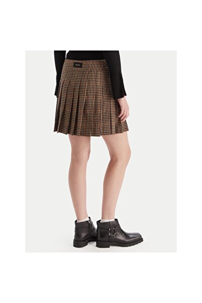 Liu Jo Fustă mini de damă MF5156 T4335 Maro