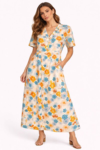 AYOUSH Summer Women's Jalabiya Soft and Light Rayon (Viscose) Fabric Silky Fe...