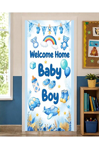 PROMISEBACKDROP2 190X75Cm Elastic Door Decoration, Fabric Door Dressing, Welc...