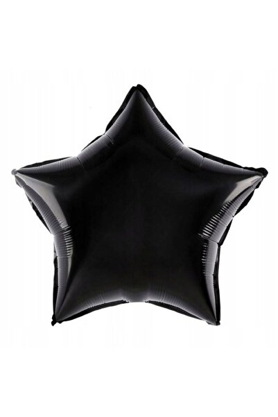 genaja Balon Folie Stea Neagră 18 Inch (45 cm) pentru Petreceri, Aniversări ș...