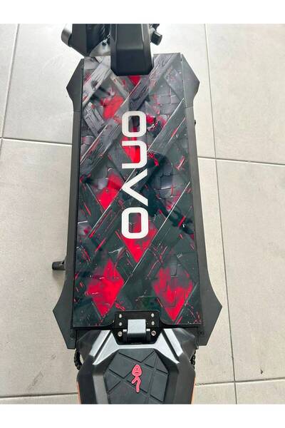 bisiklet dünyam 2026 Model Onvo RX4 Scooter Tabanlık | Yapışkanlı Deck 2.8MM Esnek