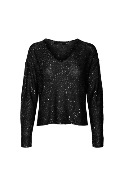 Vero Moda Bluză de damă 10318223 Negru