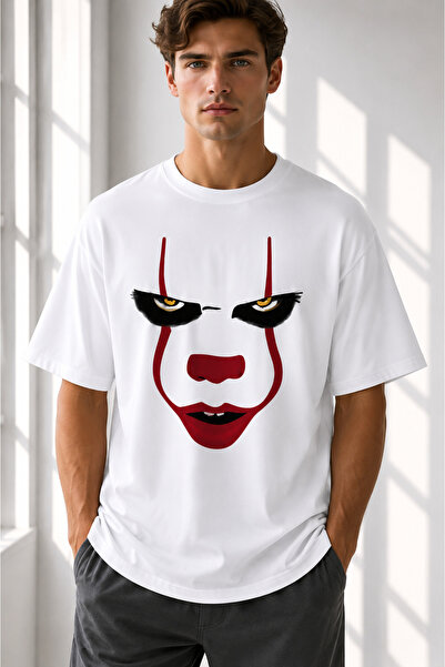 VODEXA Μπλουζάκι Unisex Oversize με στάμπα COLORFUL FACE, 100% βαμβακερό, άνε...