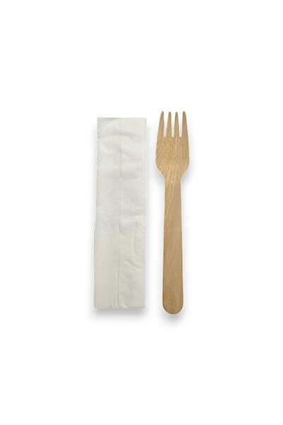 OEM SET TACAMURI DIN LEMN FURCULITA+SERVETEL 100 BUC/SET