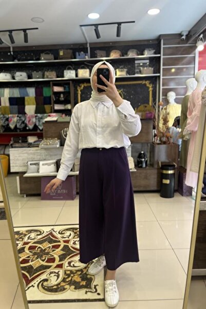 HÜMEYRA BUTİK Wide Leg Fabric Trousers