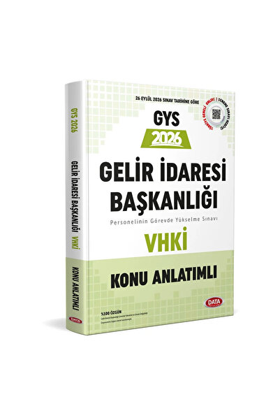 Bi bigelio Data 2026 GYS Gelir İdaresi Başkanlığı VHKİ Konu Anlatımlı Data Ya...