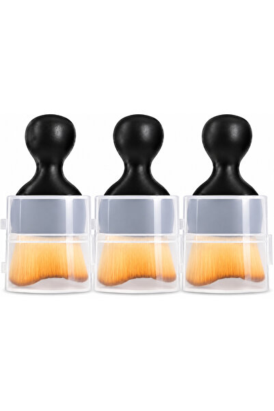 FNSAY 3 PCS Car Detailing Soft Brushes with Cover for Interior Cleaning | Das...