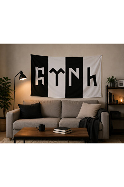 Vagonik Fan Turkish Written Wall Covering Wall Tapestry 65X40, 70X100, 100X15...