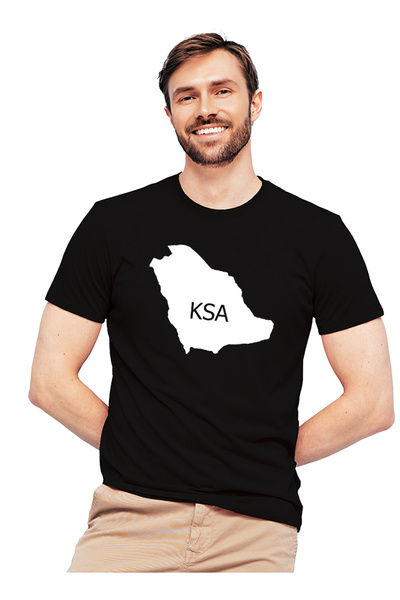 Generic Fashion World Saudi Arabia Map Design High Quality Printed Cotton T-S...