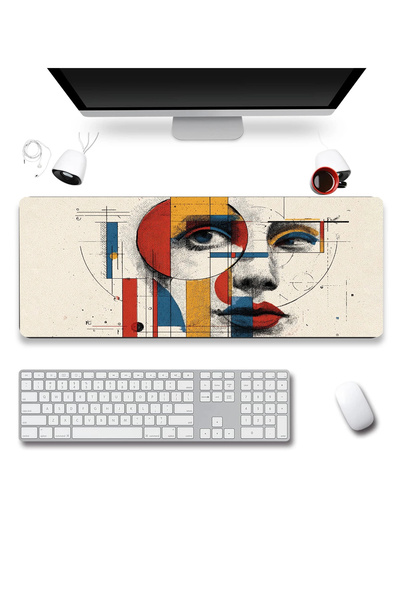 SonicTouch Keyboard Mousepad 32X70Cm Seamless Smooth Surface between Lines Li...