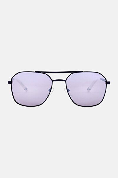 FILA Men SFI278 5908DF Geometric Sunglasses, Blue