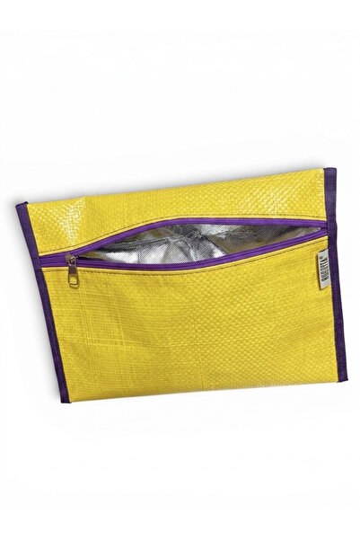 Nuggita Thermal Insulated Waterproof Pp Clutch - Yellow (Purple Detail)