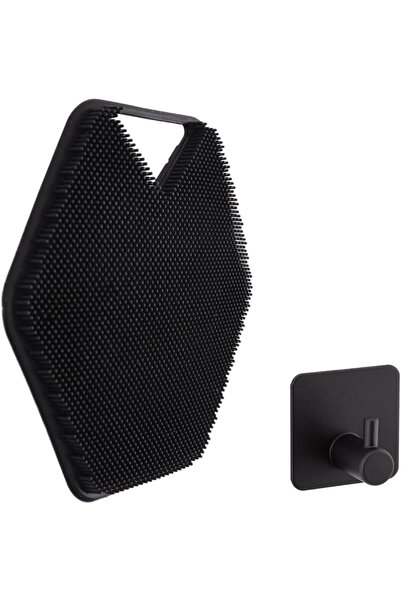 Arabest Silicone Body Scrubber & Storage Hook Set,Shower & Bathroom Accessory...