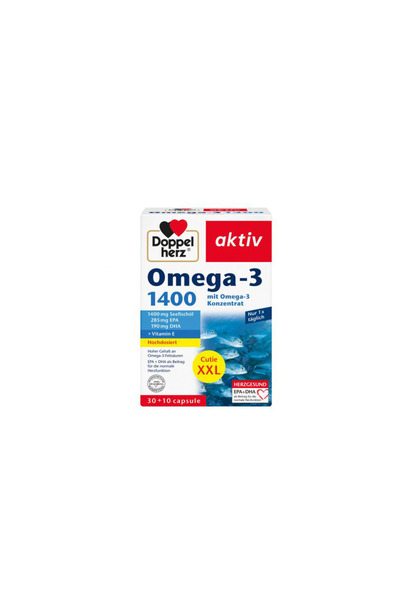 doppel herz Omega 3 1400mg Aktiv XXL 40cps