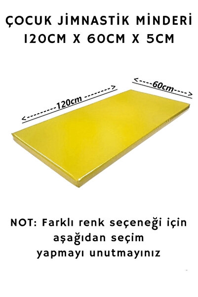 Siervotex Çocuk Jimnastik Minderi PVC Spor ve Oyun Minderi Darbe Emici Kaymaz...