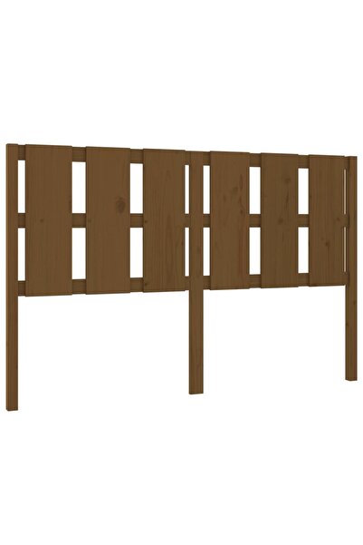 vidaxl Tăblie de pat, maro miere, 155,5x4x100 cm, lemn masiv de pin