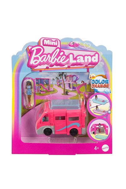 Barbie Set de joaca cu vehicul si papusa Barbie, Mini BarbieLand, HYF38