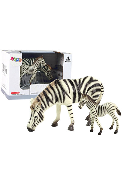 LEAN Set de 2 figurine zebră cu pui, 12311