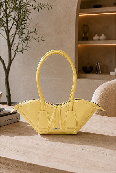 Rimense Women's Yellow Hand and Shoulder Bag