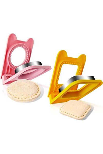 Arabest 2-Piece Sandwich Cutter and Sealer,2-In-1 Pocket Sandwiches Maker,Unc...
