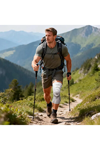 SMANIA Athlexa ™   Genunchiere cu compresie reglabilă și buton de ajustare, S...
