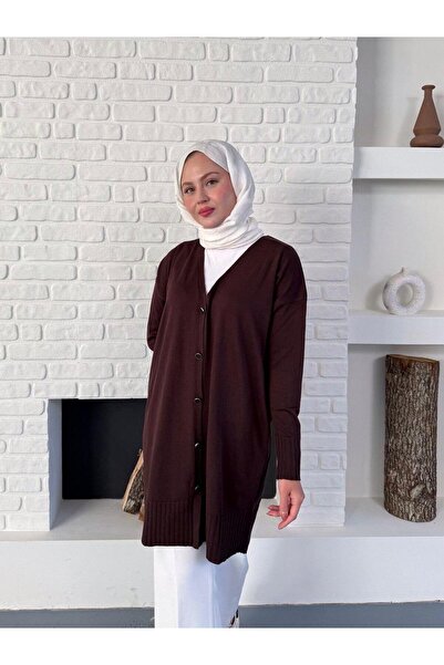 ŞG Şulegiyim Women's Hijab Knitwear Cardigan
