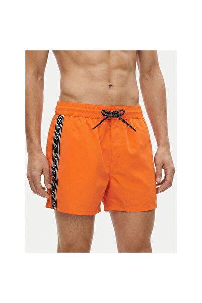 Guess Șorturi de înot pentru bărbați F6GT00WN162 Portocaliu