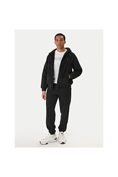 Guess Geacă de tranziție pentru bărbați Z6RL00KD622 Negru