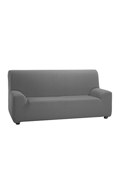 McDecor Ελαστικό Κάλυμμα για Τριθέσιο Καναπέ Γκρι Tunez