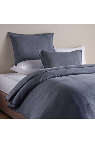 PAN HOME Feather Soft Muslin 3-piece Reversible Full Duvet Cover Set 160x200c...