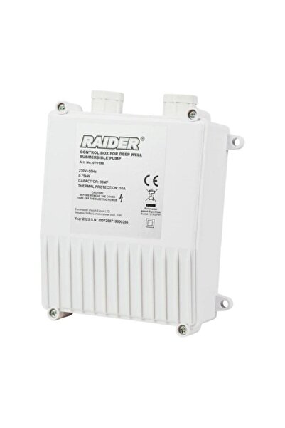 Raider Panou de control pentru pompă de puț adânc, 0.75 kW, 070196