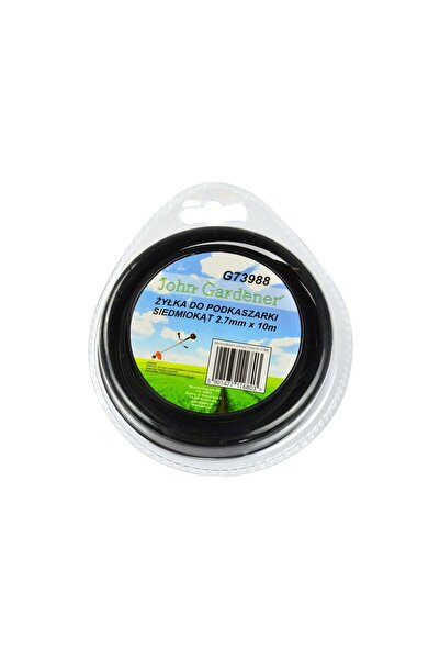 GEKO Fir de tăiere pentru mașini de tuns iarba, hexagonal, plastic, 2.7mm x 10m