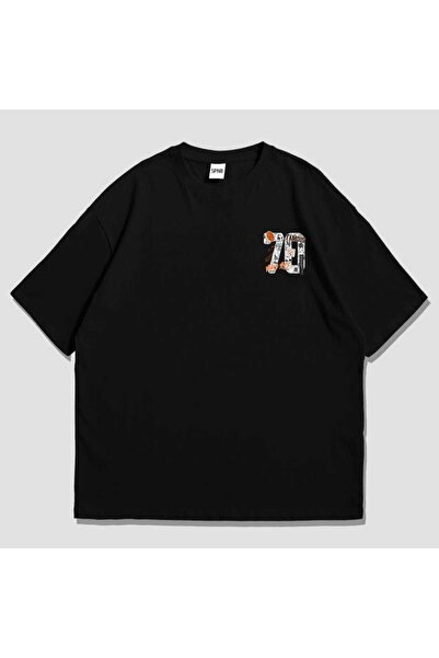 classy moda Unisex πολύχρωμο μπλουζάκι με στάμπα Oversize Streetwear Άνετη εφ...