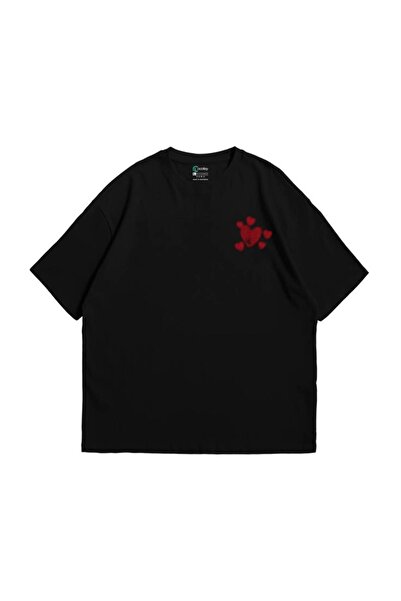 bellanova Unisex πολύχρωμο μπλουζάκι με στάμπα Oversize Streetwear Άνετη εφαρ...