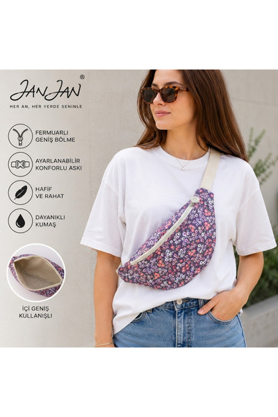 JANJAN Women's Cross Waist Chest Bag and Shoulder Bag Bags, Women's Hiking Ba...