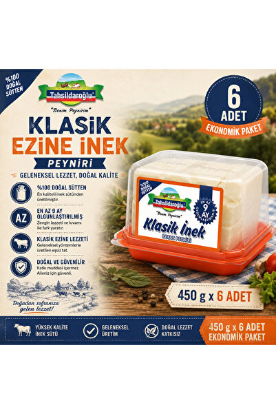 Tahsildaroğlu İnek Peyniri (450 g) x6 adet