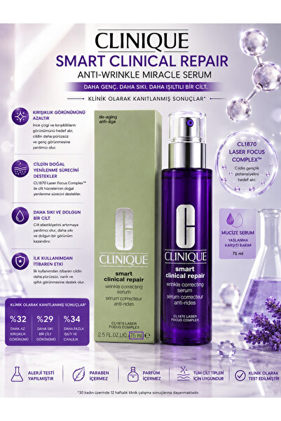 Clinique Anti-Fine Line and Wrinkle Skin Renewing and Firming Smart Clinical ...