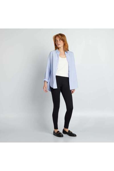 KIABI Long Milano knit leggings BLACK