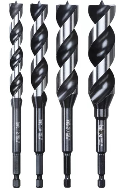 Einhell Set 4 burghie sfredel 3S kwb 12/16/20/24 mm
