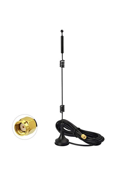 Choice RP SMA Male Dual Band WiFi Antenna 2.4G 5.8G 12dBi Magnetic Base for W...