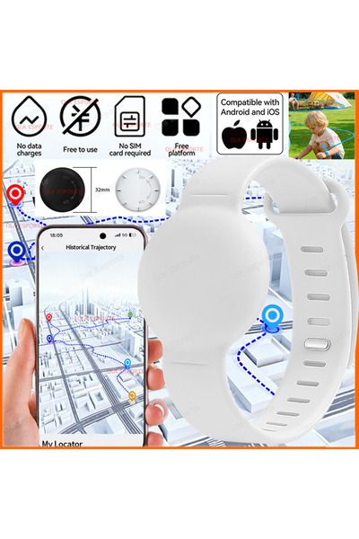 choice2 White New Global Tracker Children's Wristband Waterproof Locator Suit...