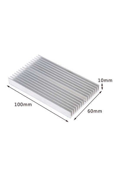 Choice Silver 【Aluminum Alloy Heatsink 100MM Cooling Pad LED IC Chip Cooler R...