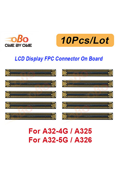 Choice6 موصل شاشة LCD طراز A32-4G 5G (10 قطع) على اللوحة الأم لهواتف A12 A22 ...