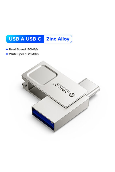 Choice3 Orico 64GB Mini 2 in 1 ORICO USB3.2 Mini 2 in 1 Dual Flash Drive USB ...