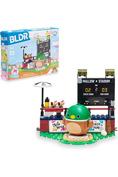 Bldr Squishmallows 121-piece Avery’s Ball Game Building Set - Includes Squish...