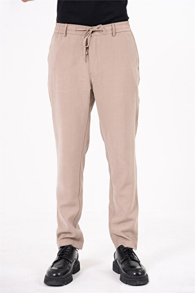 GMG FIRENZE Elastic Waist Jogger Men's Trousers with Double Pocket on the Back