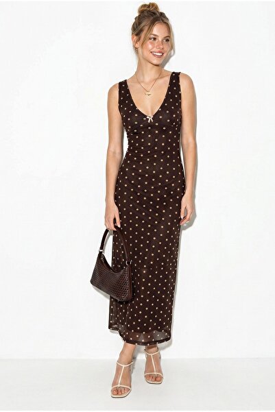 Hiccup LUCCI Rochie Maxi Din Tul Cu Buline