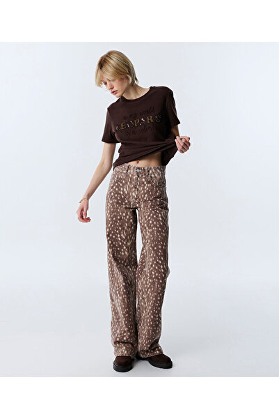 Twist DESENLİ BARREL JEAN PANTOLON