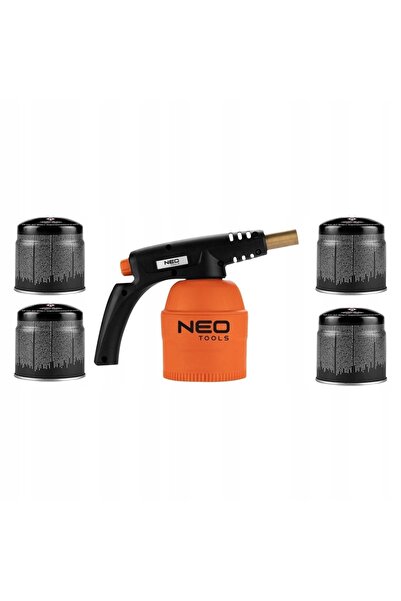 NEO Tools LAMPĂ DE SUDURĂ CU GAZ NEO, TORȚĂ DE SUDURĂ CU 4 GAZE
