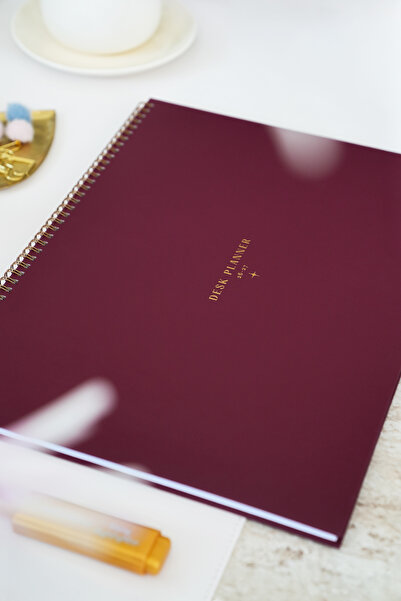 Matt Notebook 2026-2027 16 Aylık Akademik Masaüstü Planlayıcı Takvim 25x35 cm...
